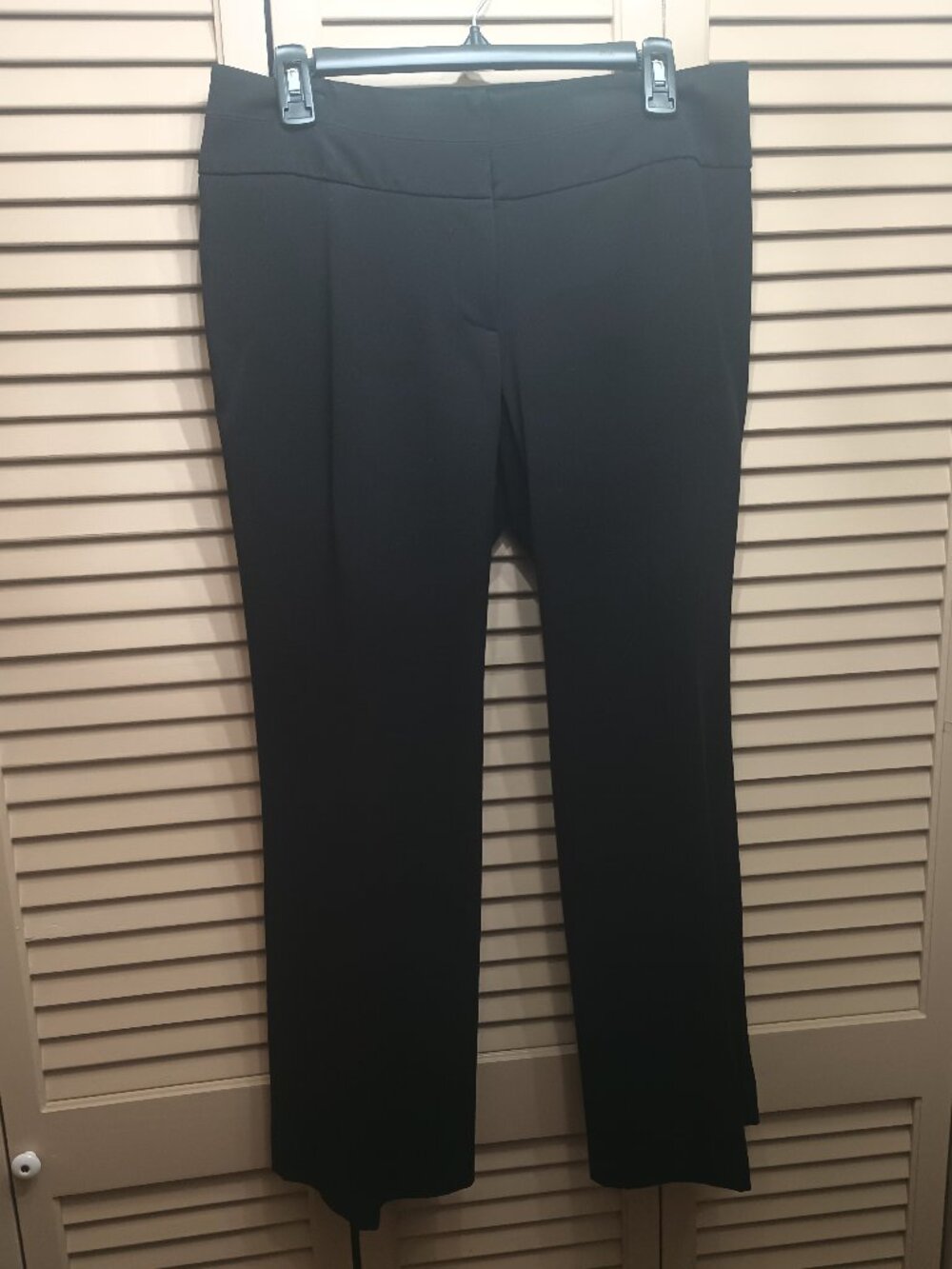 Apt 9 Black Pull-on Straight Leg Pants Sz 10PS